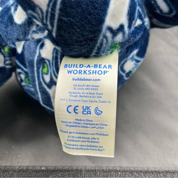 Build A Bear Seattle Seahawks NFL Bear Plush Stuffed Animal 17” - heartbeat - Picture 7 of 10